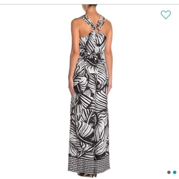 NWT Julia Jordan Palm Print Jumpsuit - Picture 2 of 3